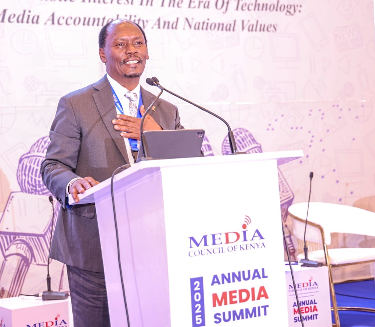 CS William Kabogo Opens Annual Media Summit, Launches Code of Conduct for Media Practice 2025