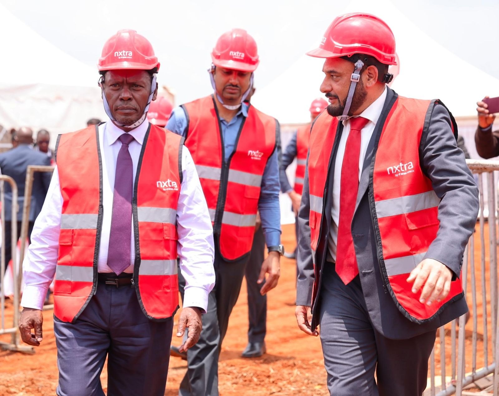 CS Hon. William Kabogo presides over  the Ground-Breaking Ceremony for the construction of Nxtra by Airtel Africa Data Centre at Tatu City