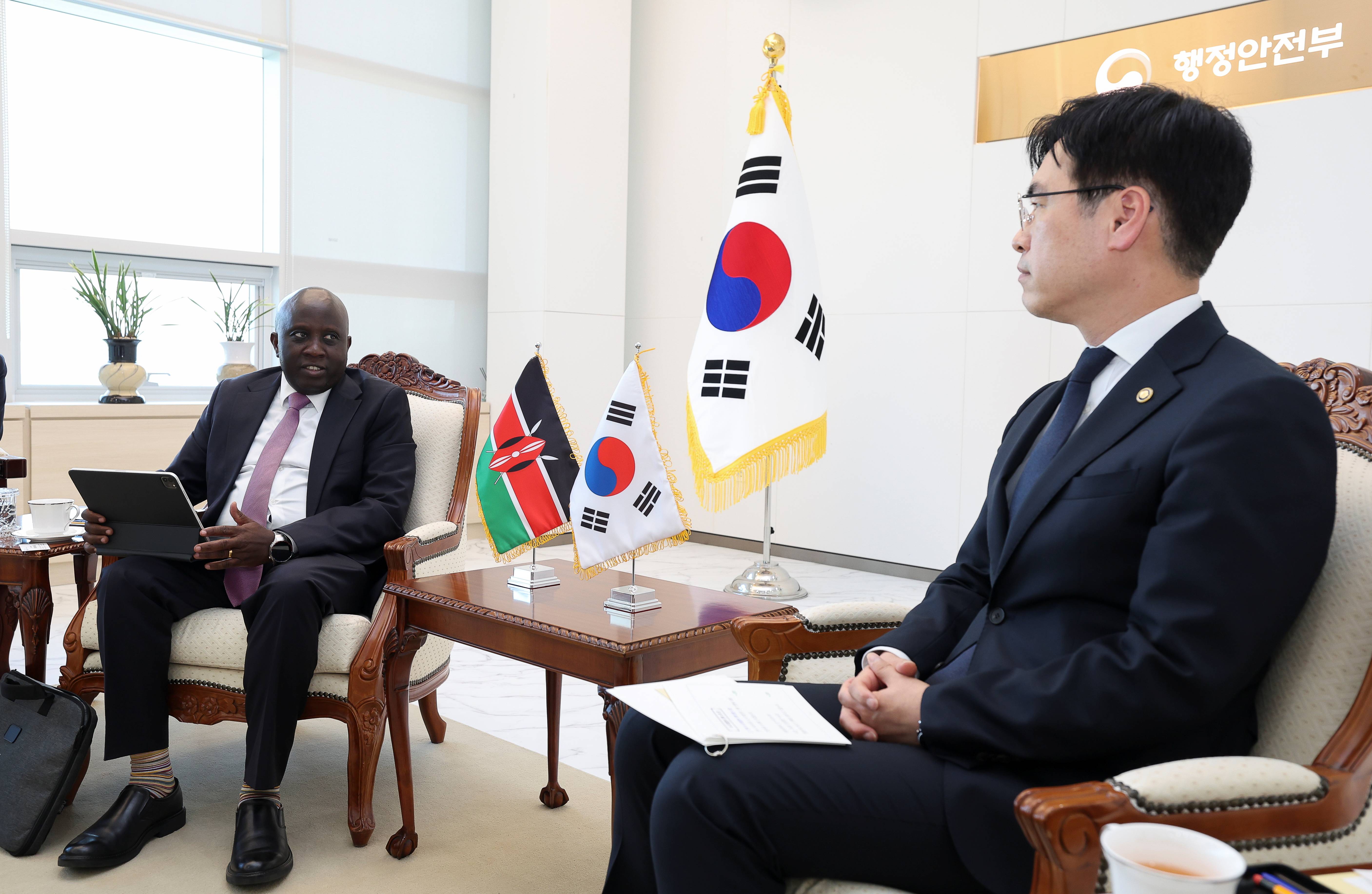 PS ICT and Digital Economy Eng. John Kipchumba Tanui Meets South Korea’s Vice Minister for Interior and Safety Korea