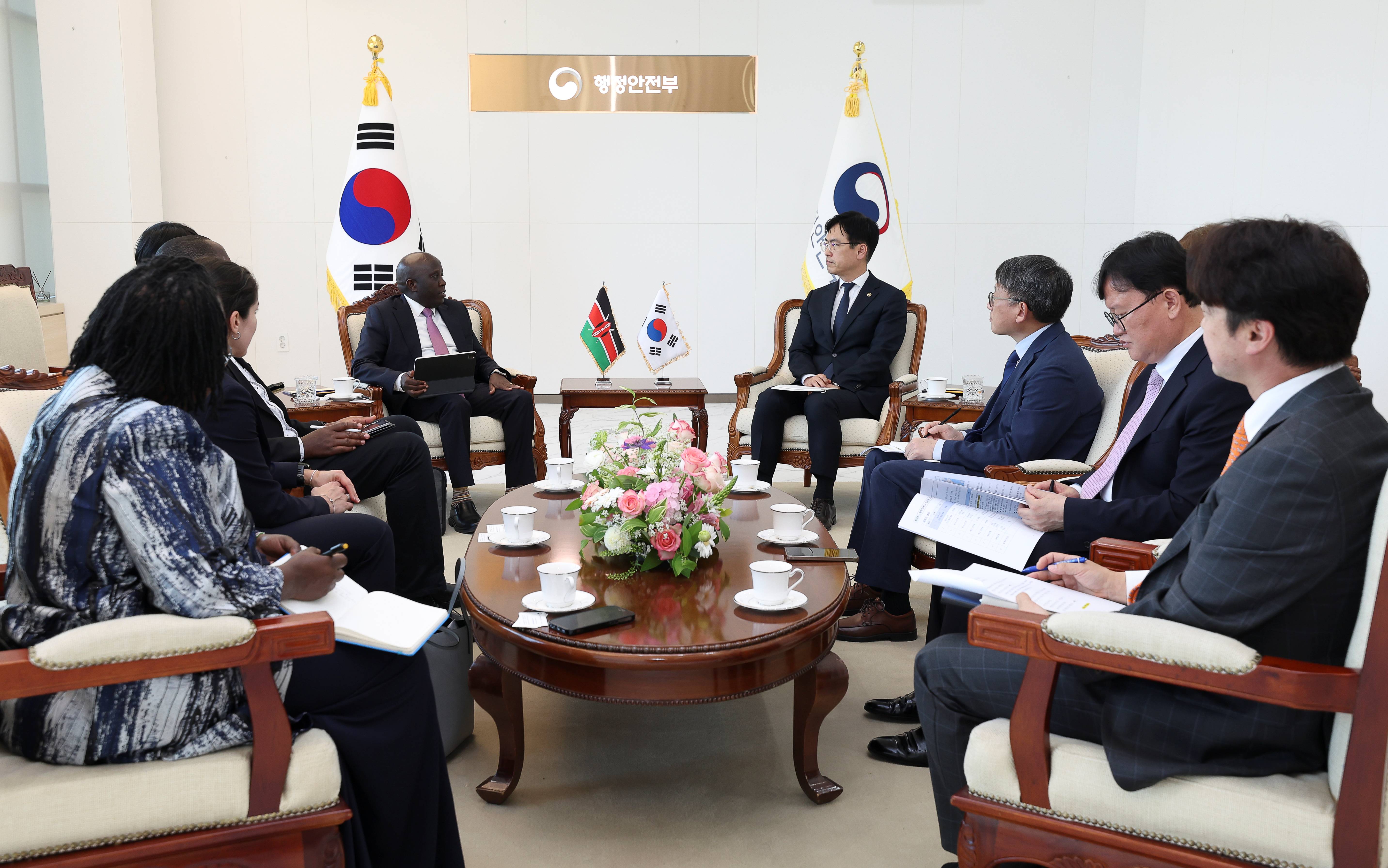 PS ICT and Digital Economy Eng. John Kipchumba Tanui Meets South Korea’s Vice Minister for Interior and Safety Korea