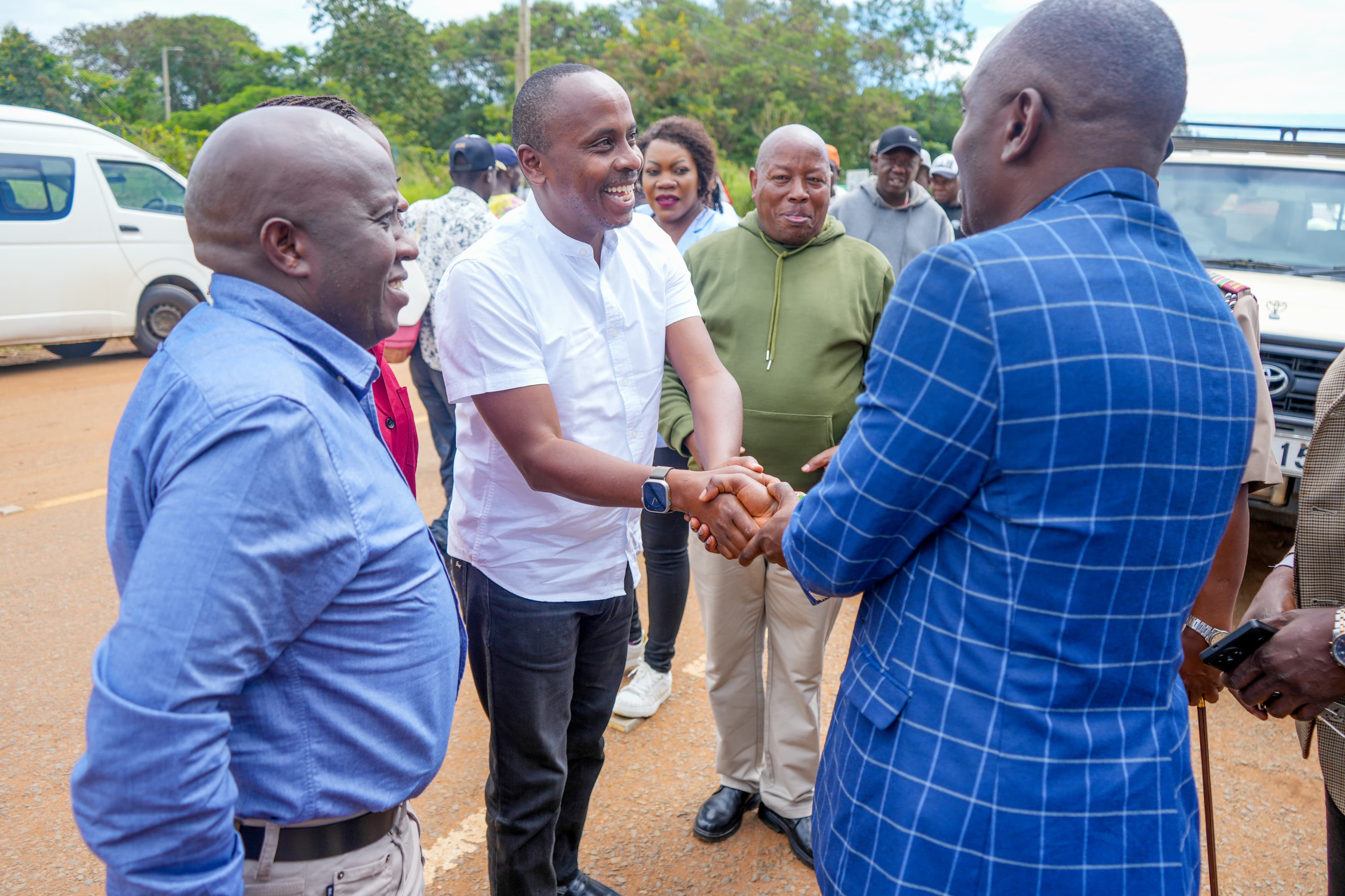 PS ICT Eng. John Kipchumba Tanui’s Arrival for Inspection of the Siaya Community Digital Hub
