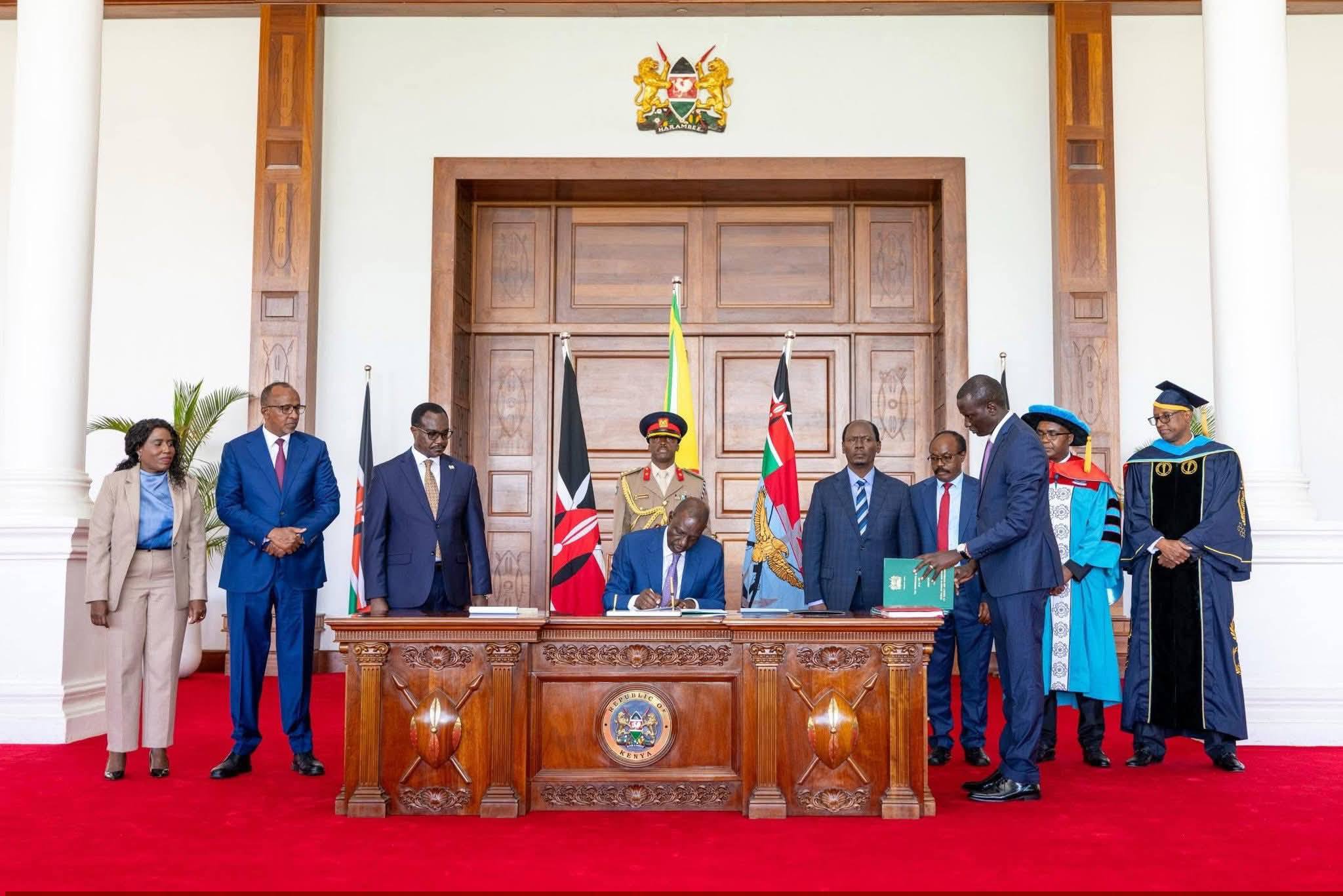 Cabinet Secretary Kabogo Joins Leaders at State House for Charter Award to Kenya-AIST 