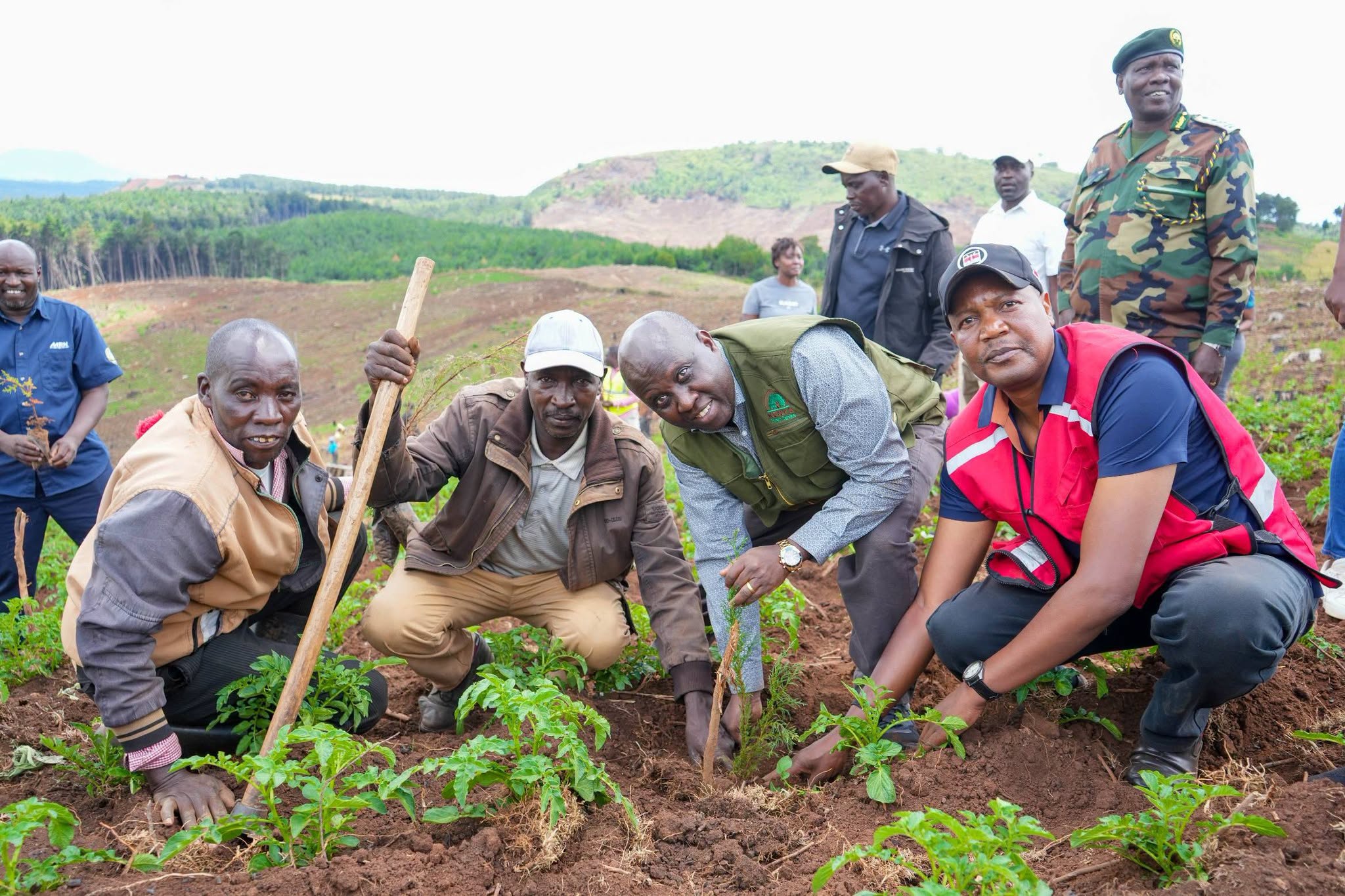 ICT PS Spearheads the planting of 10, 000 Tree Seedlings in Baringo County 