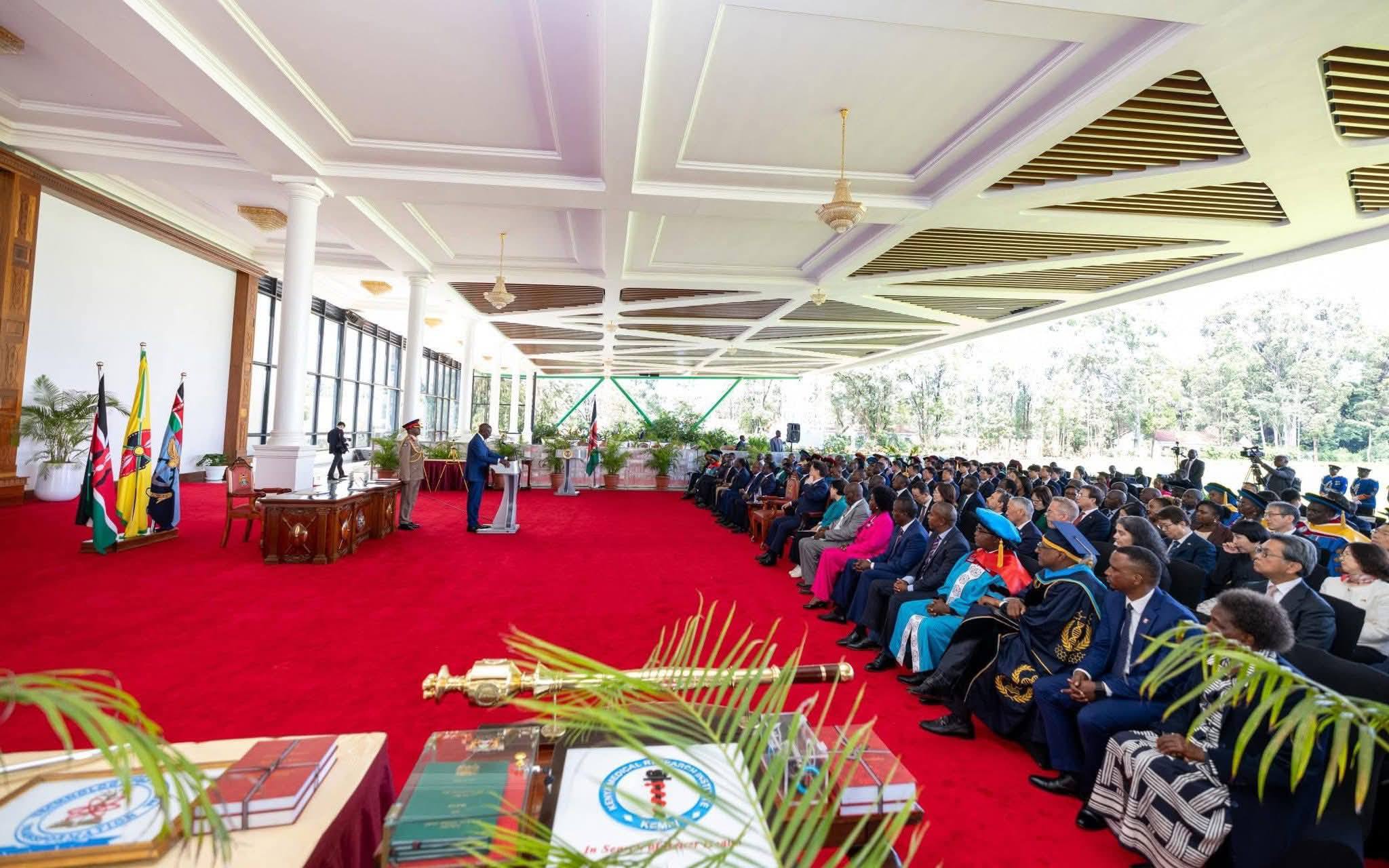Cabinet Secretary Kabogo Joins Leaders at State House for Charter Award to Kenya-AIST 
