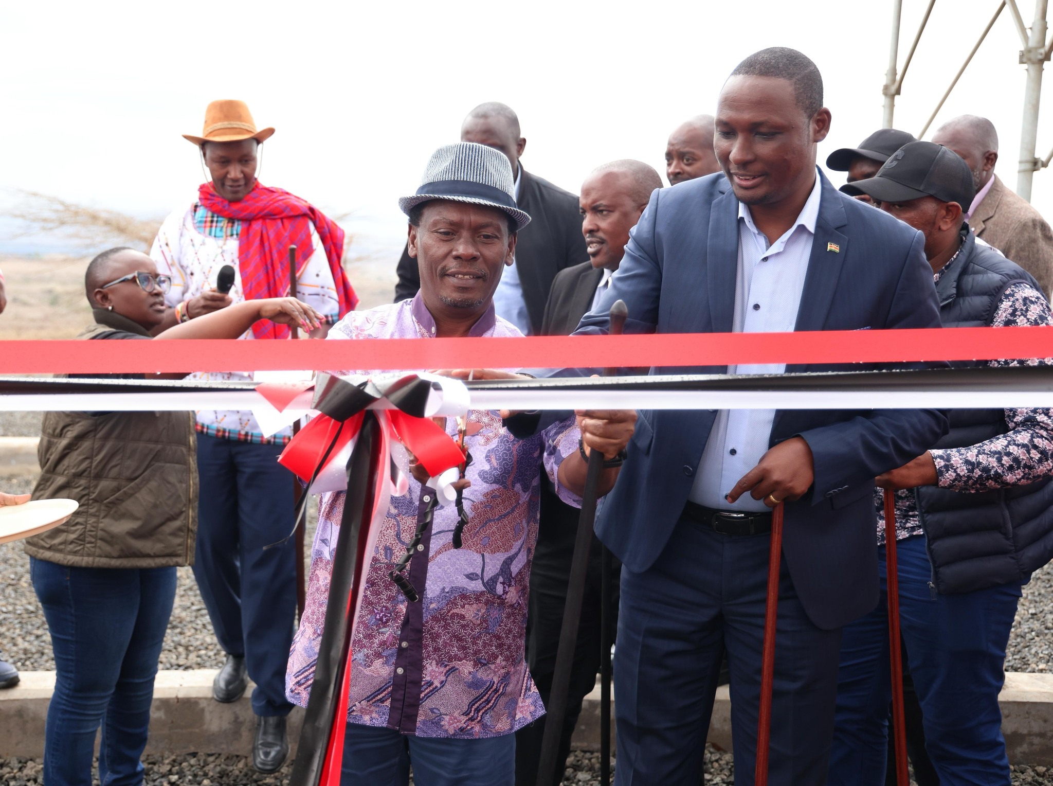 CS H.E. Hon. William Kabogo Gitau has presided over the official launch of KBC's Nosim FM Transmitter in Oleleshwa Hills