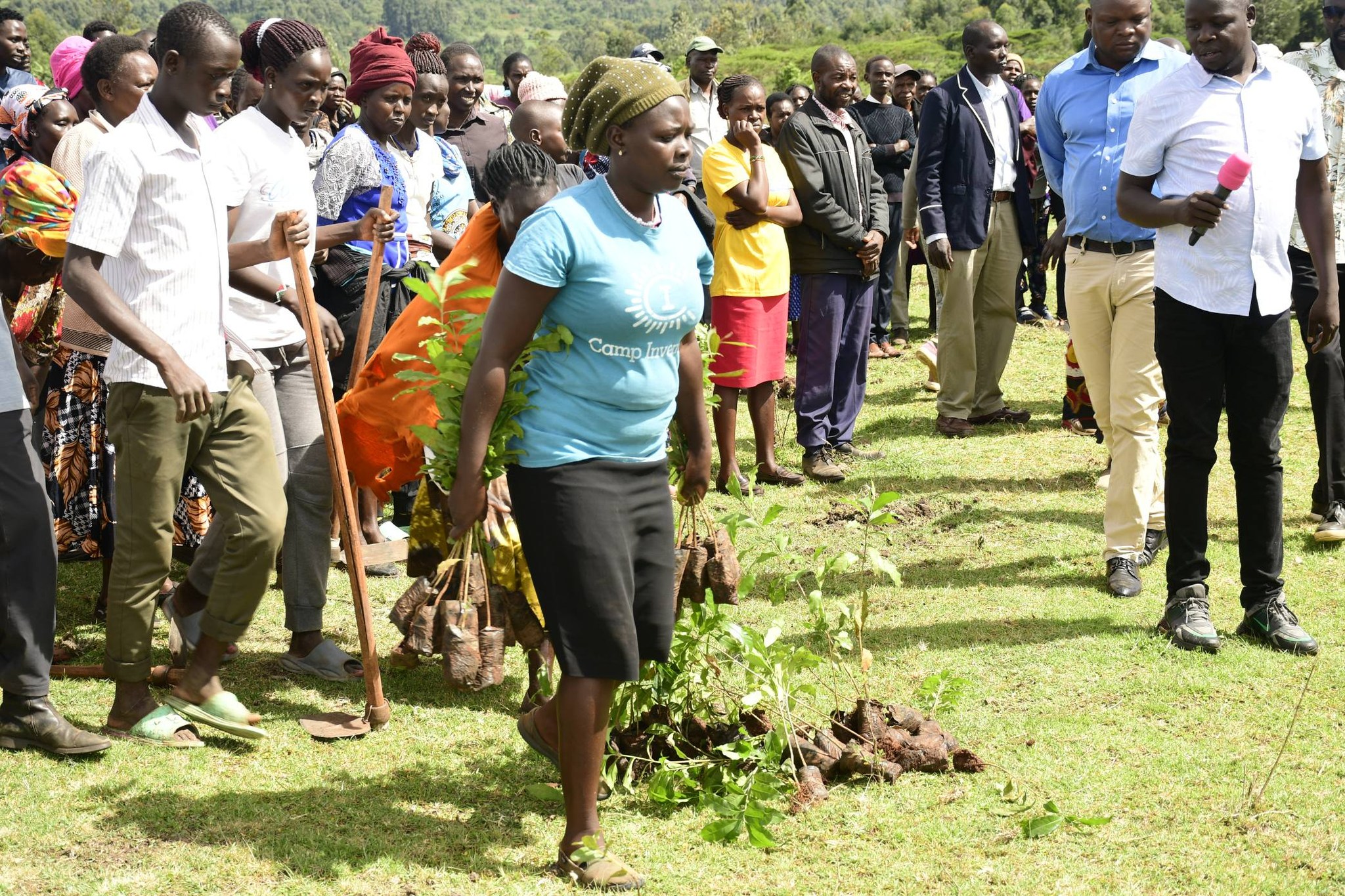 ICT Cabinet Secretary Spearheads the planting of 20,000 tree seedlings in Nandi County