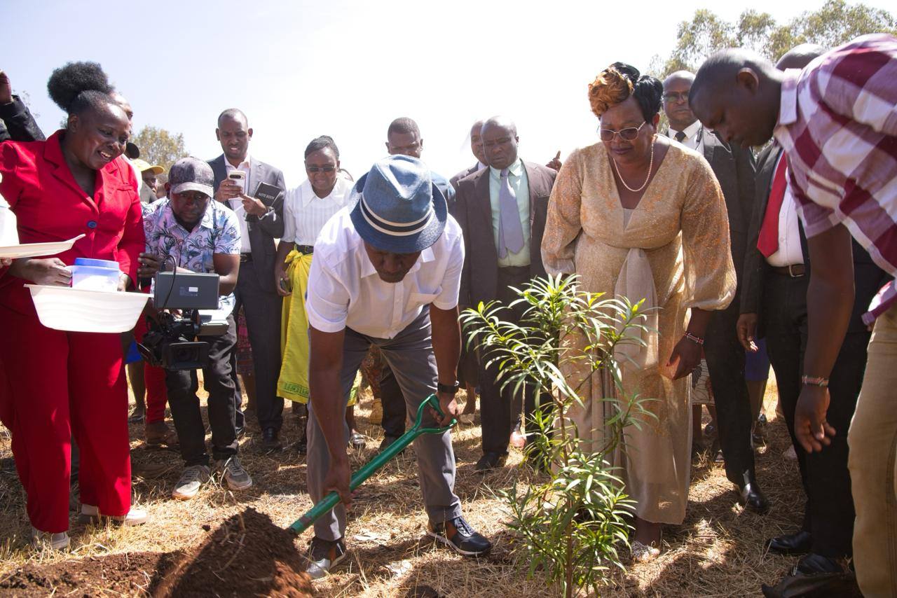 Foundation Stone Laying at Makuyu ICT Hub, Murang'a