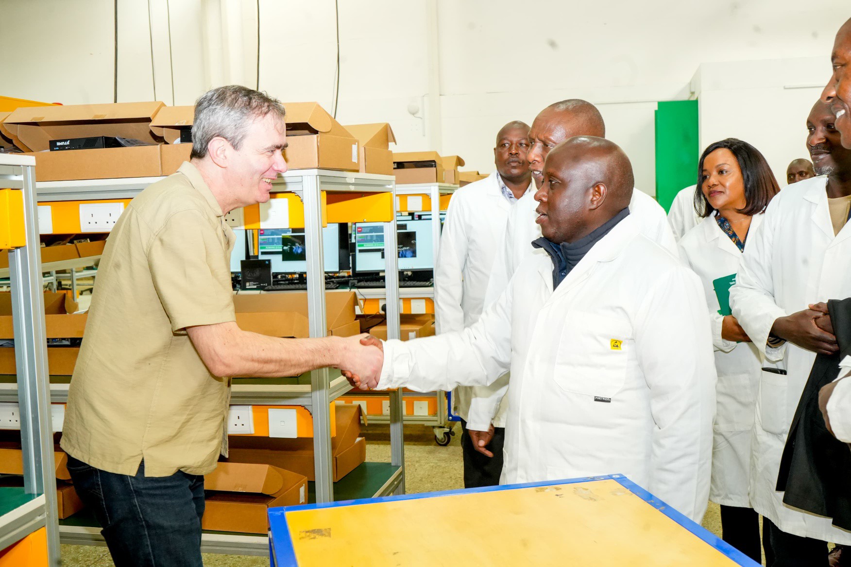 PS Tanui Tours Local Device Assembly Facility to Boost Jitume Digital Hubs