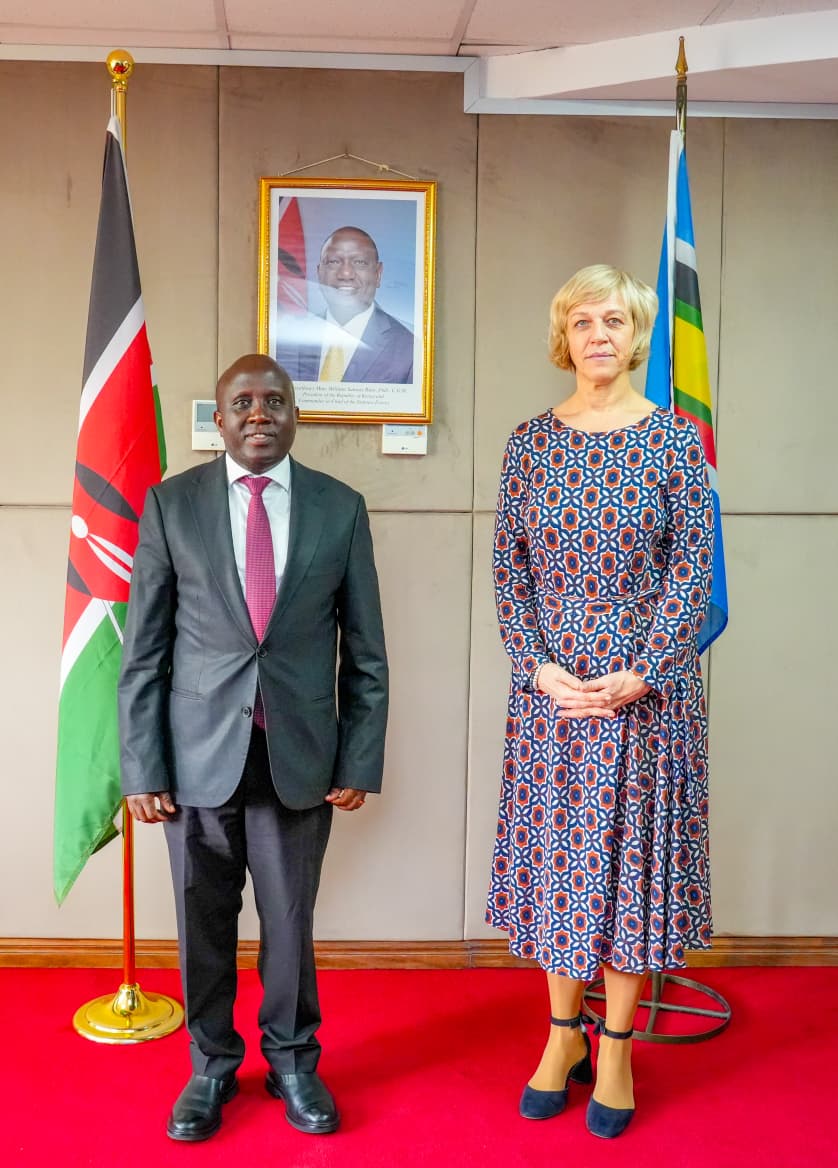 Principal Secretary Eng. John Tanui Meets EU Delegation to Strengthen Digital Ties