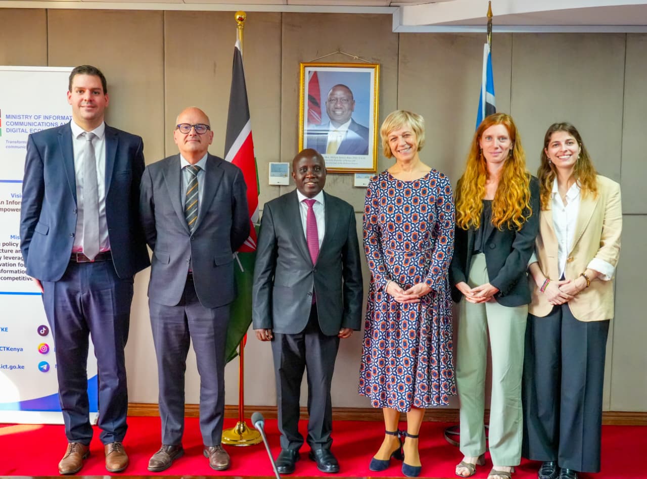 Principal Secretary Eng. John Tanui Meets EU Delegation to Strengthen Digital Ties