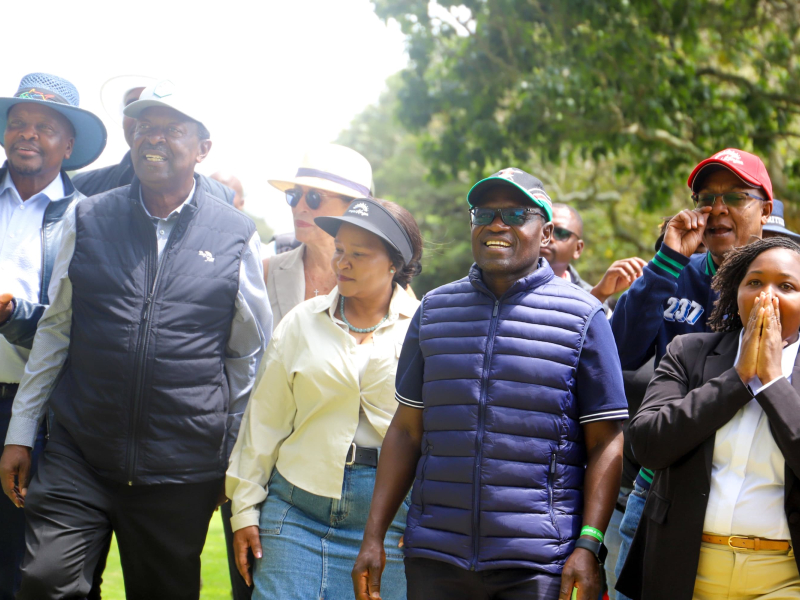 PS Isaboke joined other senior Government officials for the Kenya Open 2026