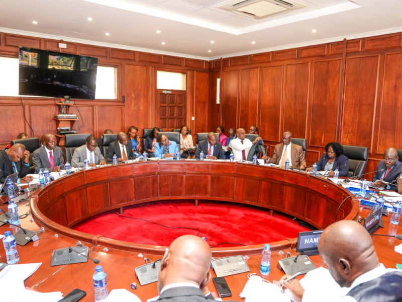 PS Isaboke Meets with the National Assembly Departmental Committee on Information, Communication and Innovation, chaired by Hon John “KJ” Kiarie, MP for Dagoretti South.