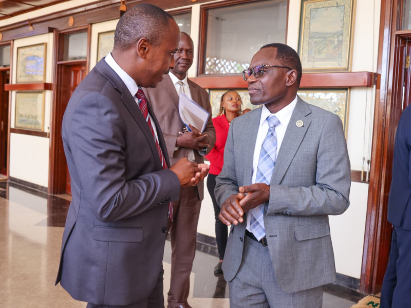 PS Isaboke Meets with the National Assembly Departmental Committee on Information, Communication and Innovation, chaired by Hon John “KJ” Kiarie, MP for Dagoretti South.