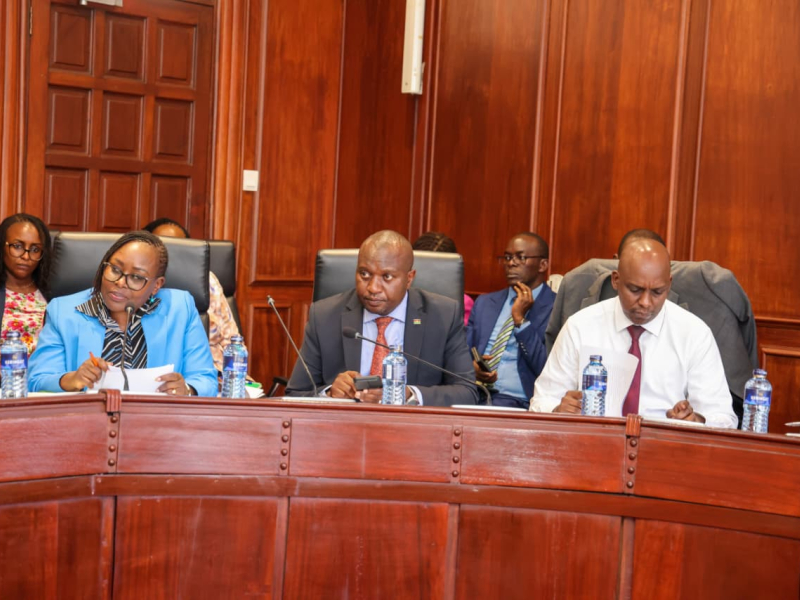 PS Isaboke Meets with the National Assembly Departmental Committee on Information, Communication and Innovation, chaired by Hon John “KJ” Kiarie, MP for Dagoretti South.