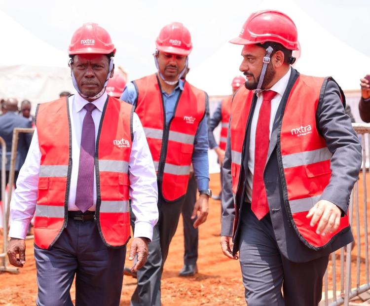 CS Hon. William Kabogo presides over  the Ground-Breaking Ceremony for the construction of Nxtra by Airtel Africa Data Centre at Tatu City