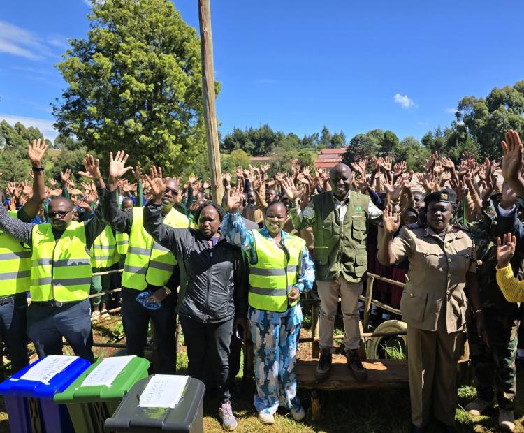 PS Tanui Champions Tree Planting during this Year's Mazingira Day