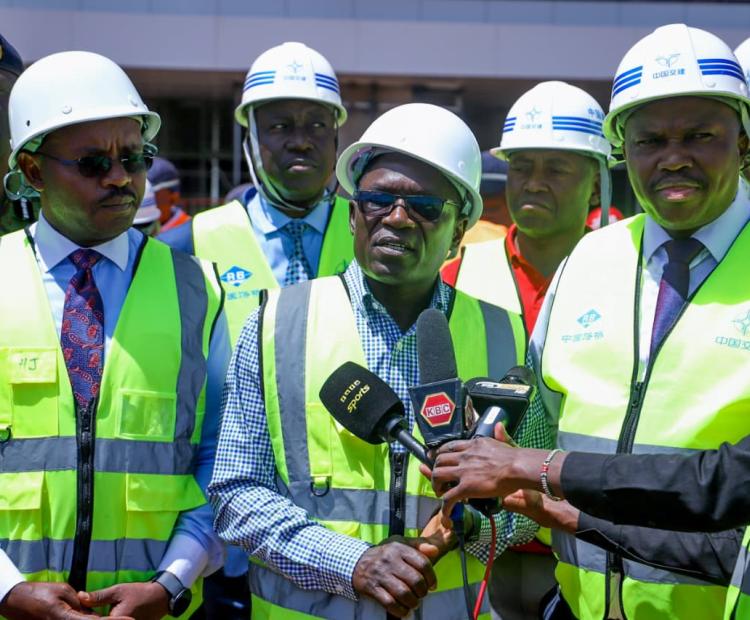 PS Isaboke Attends Multi-Agency Assessment Visit on Raila Odinga International Sports Complex