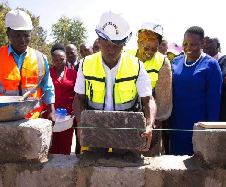 Foundation Stone Laying at Makuyu ICT Hub, Murang'a