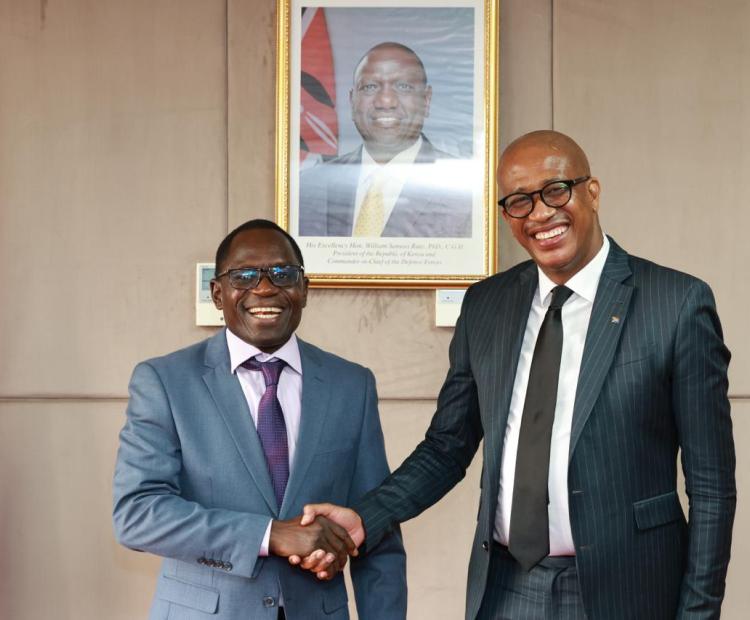 PS Stephen Isaboke Engages South Africa Delegation on Government Communication