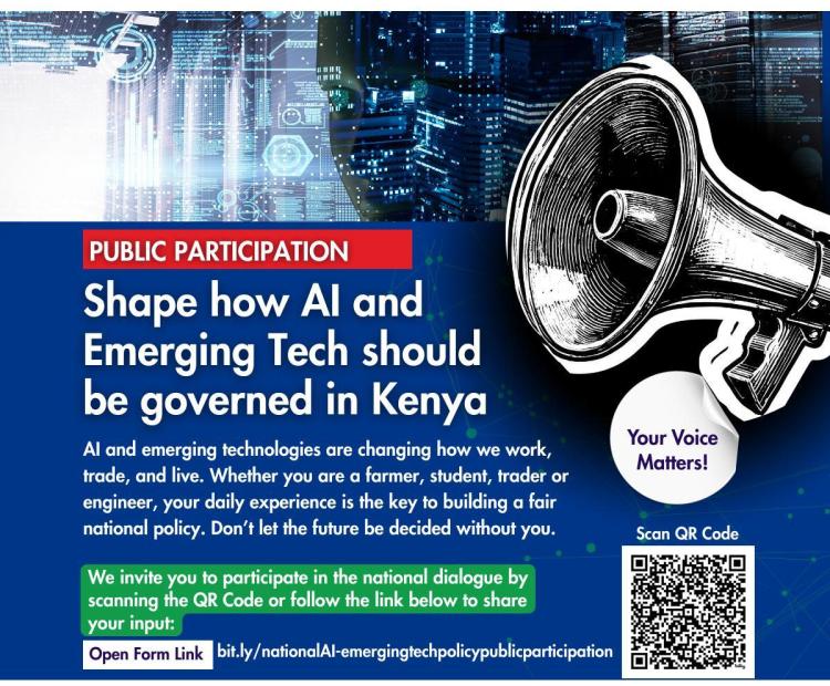 Kenya AI and ET Policy Public Participation 2026