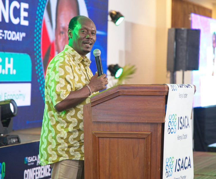 Officially opening the ISACA Kenya Chapter 2026 Annual Conference