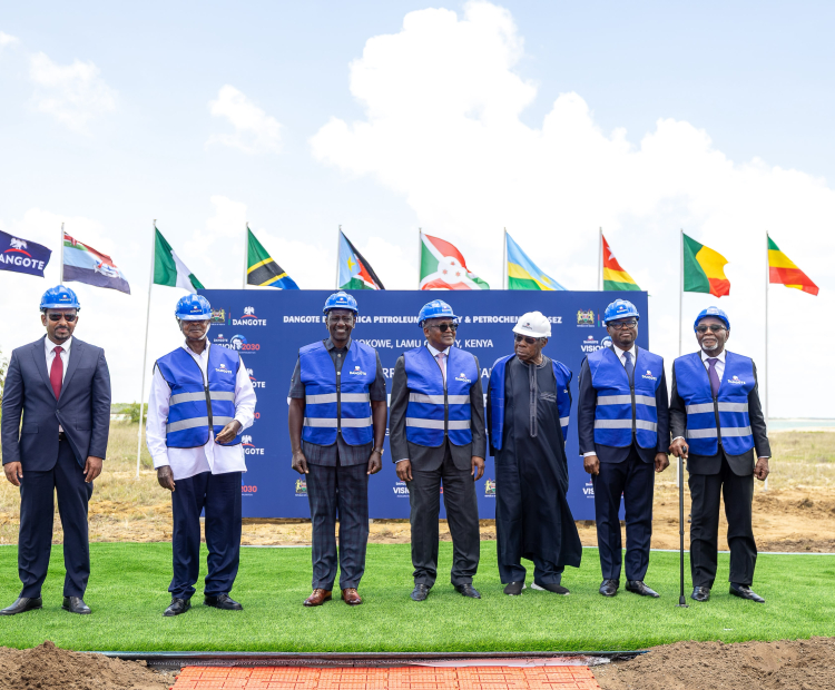 Groundbreaking of Dangote East Africa Refineries 