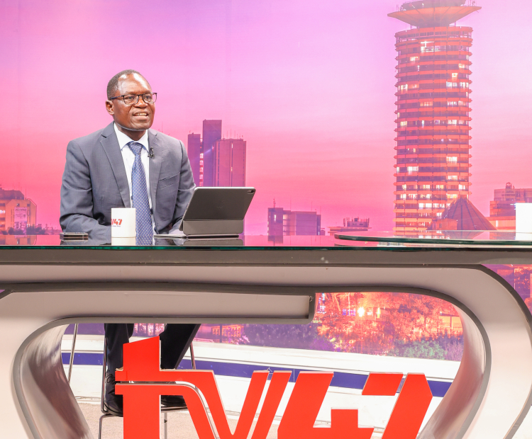 PS Stephen Isaboke, EBS, at the TV47 Studios